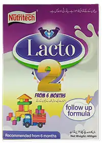 Lacto 2 Follow Up Formula Powder Milk 400G